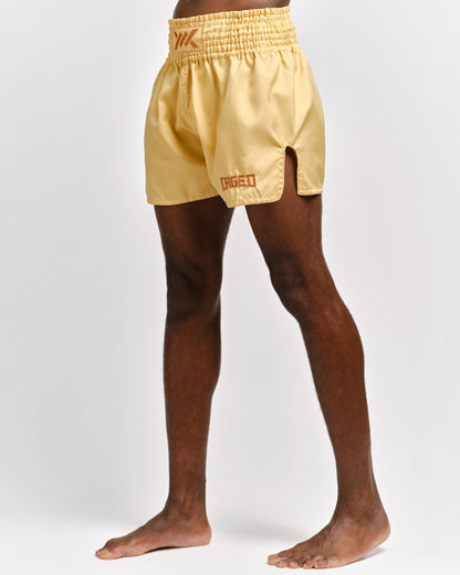 Short de Muay Thai Caged Classic - Jaune