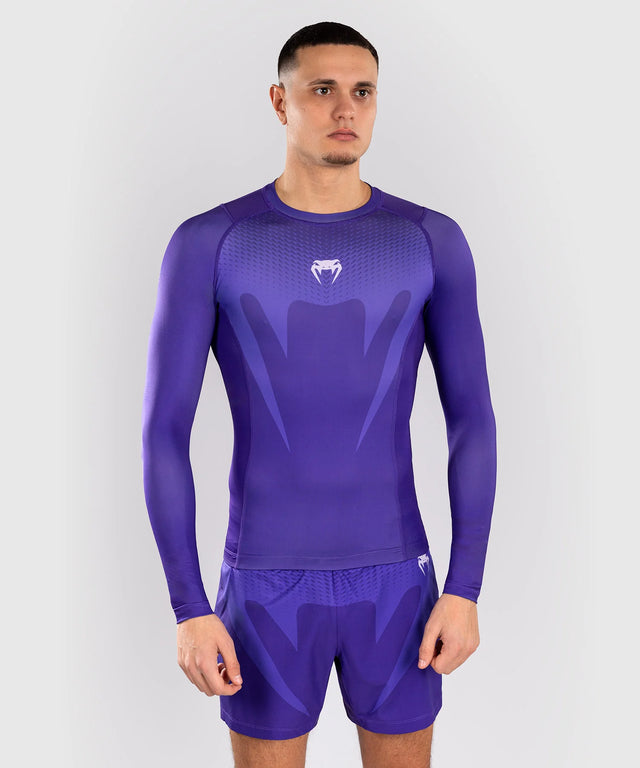 Rashguard Venum No Gi Maniche lunghe – Viola