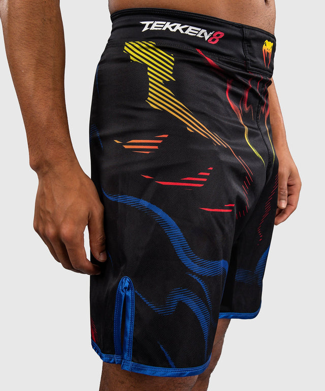 Venum MMA-Shorts x TEKKEN 8 Yoshimitsu – Schwarz/Orange