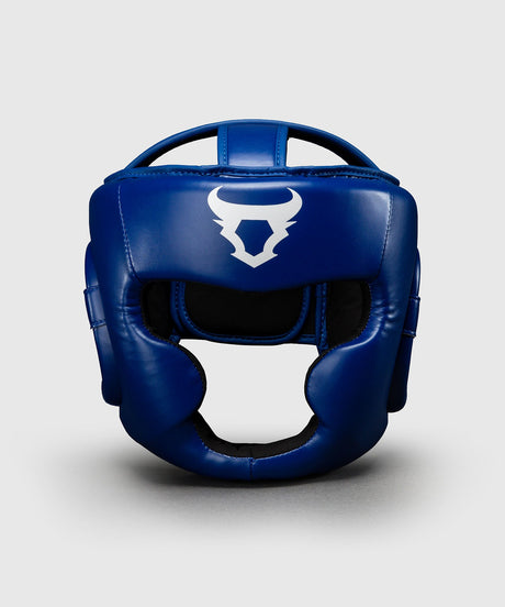 Casco da boxe Ringhorns Charger – Blu navy/Rosso