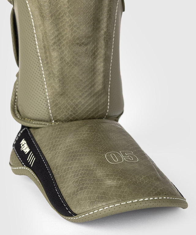 Venum Shin Guards Impact Evo Scales – Army Green