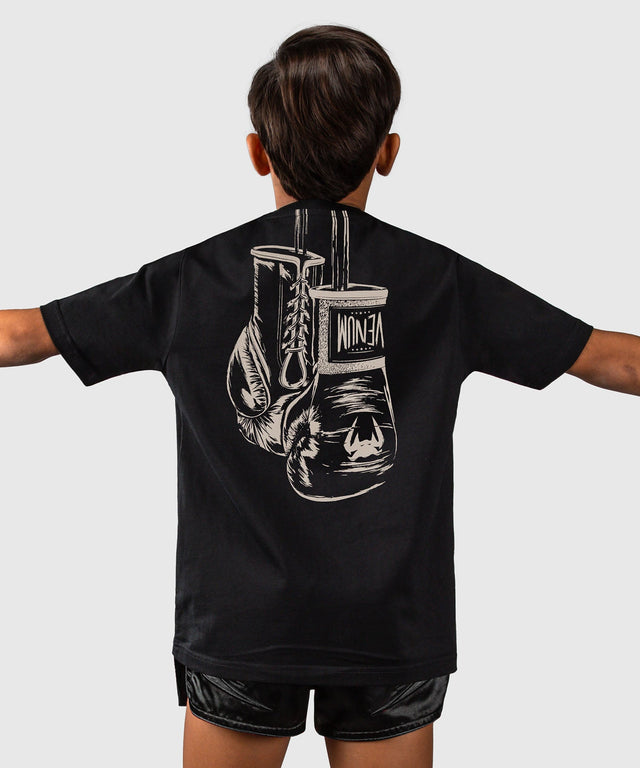 T-shirt Venum Fight Icon – Bambini – Nero