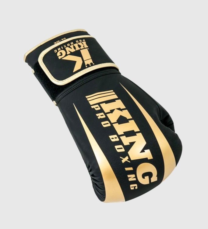 Gants de boxe King Pro Boxing Revo - Noir/Doré