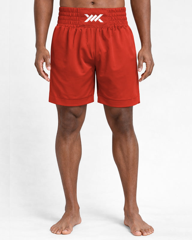 Caged Boxing Shorts Classic - Red