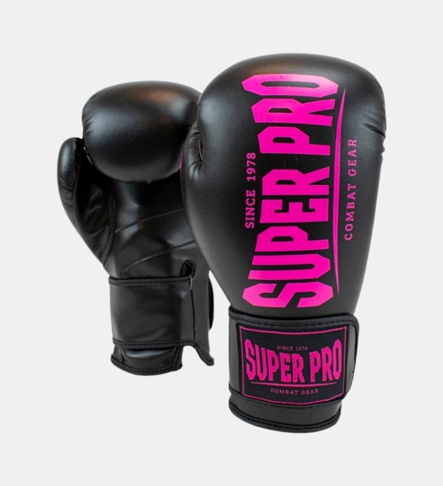 Gants de boxe Super Pro Champ - Noir/Rose