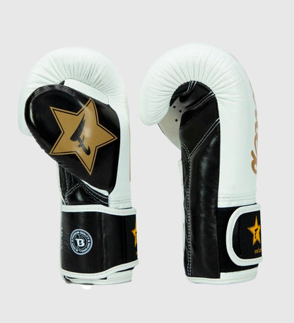 Gants de boxe Fairtex FXB V2 - Blanc/Noir/Doré