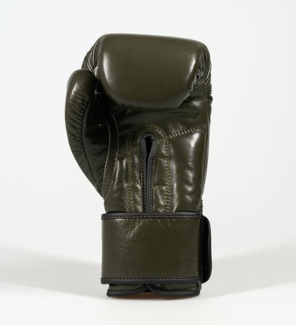 Gants de boxe Caged 'X' Series - vert kaki/noir