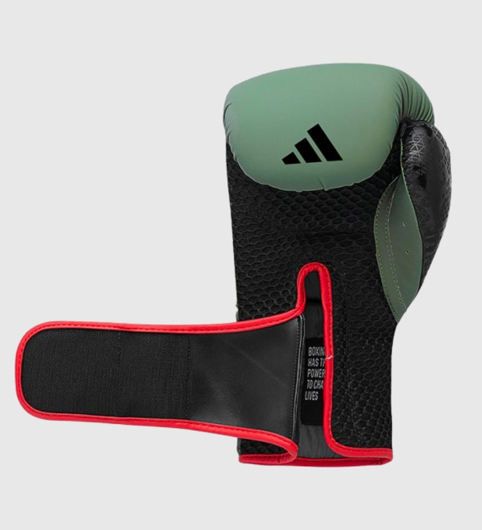 Gants de boxe Adidas Combat 50 - Vert kaki/Noir