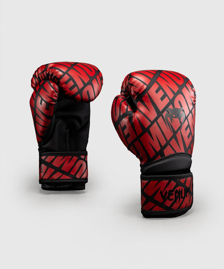 Mănuși de box Venum Contender 1.5 XT 3D Copii – Negru/Roșu
