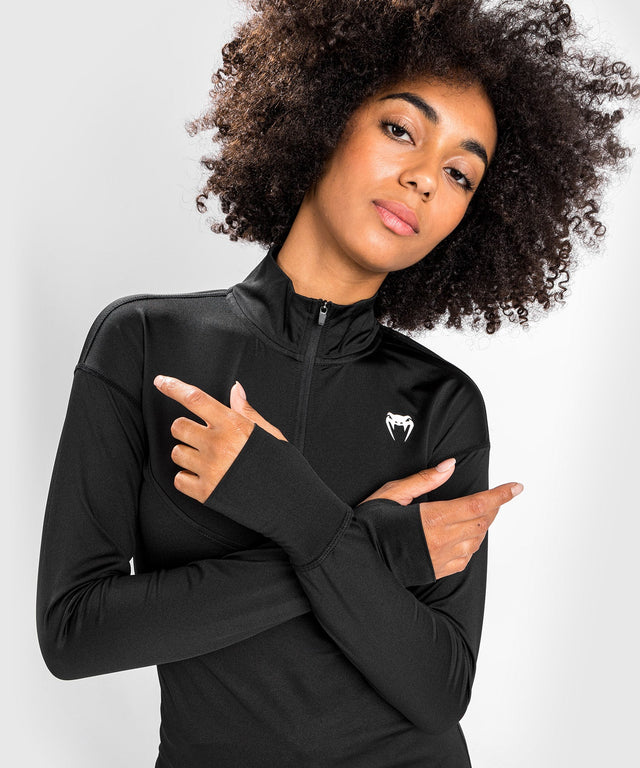 Venum Long Sleeves Essential – Schwarz