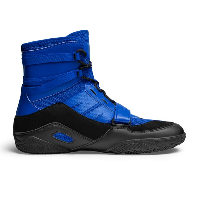 Chaussures de boxe Hayabusa Strike – Bleu/Noir