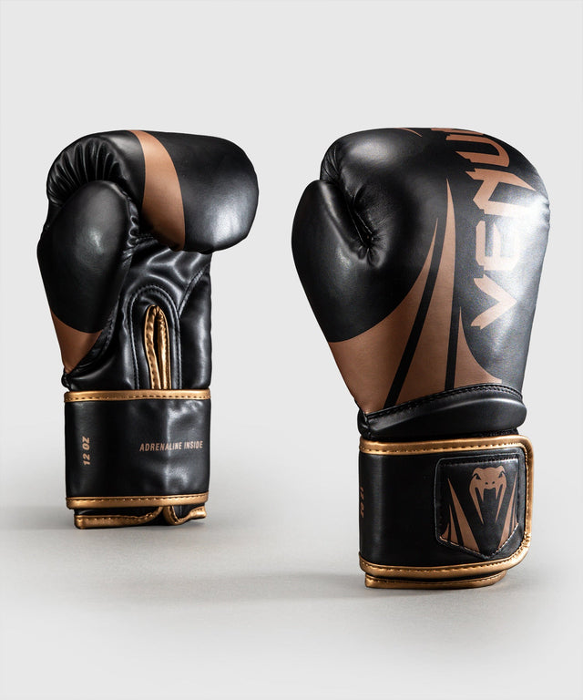 Guantes de boxeo Venum Challenger 2.5 – Negro/Cobre