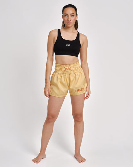 Shorts de Muay Thai Caged Classic – Peach femme