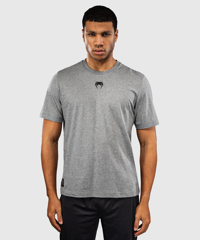 Camiseta Venum Fight Icon – Gris Jaspeado Claro