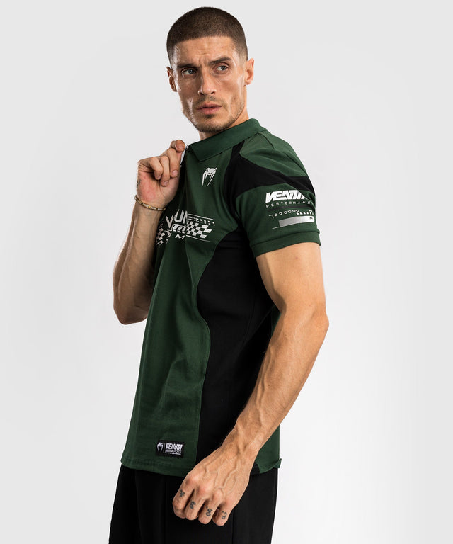 Venum Motorsport Polo – Tiefgrün