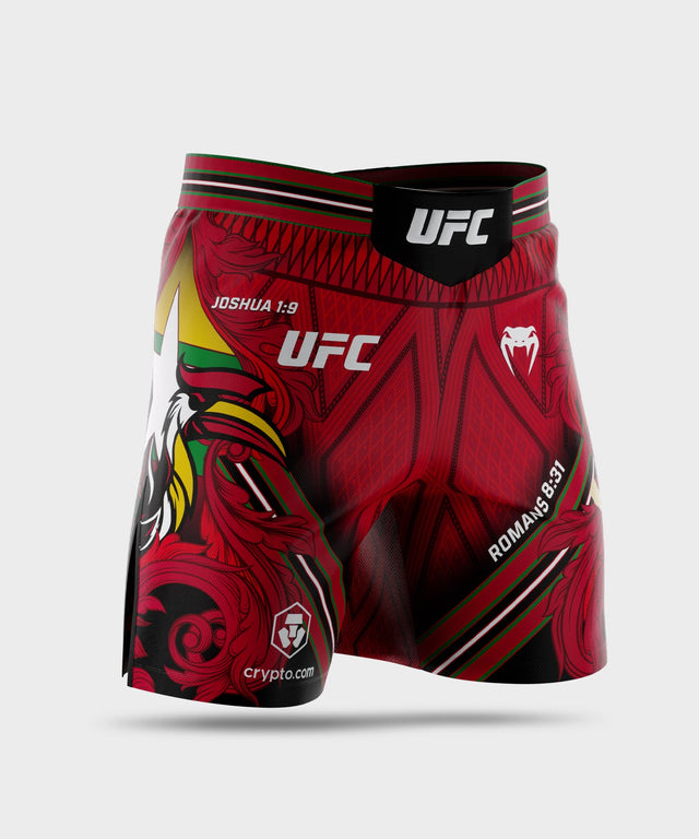 Shorts de MMA Venum UFC Adrenaline Unrivaled Josh Van – Rouge