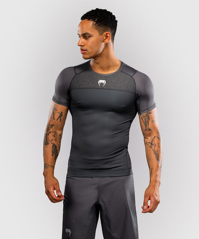 Venum Rashguard G-Fit Scale Korte Mouwen - Grijs
