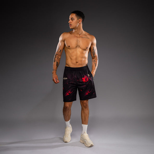 Pantaloncini da allenamento Venum x Jujutsu Kaisen Itadori – Nero/Rosso