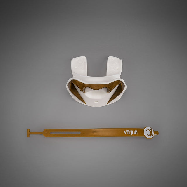Protector bucal Venum Elite Lipguard OG Edition – Blanco/Oro