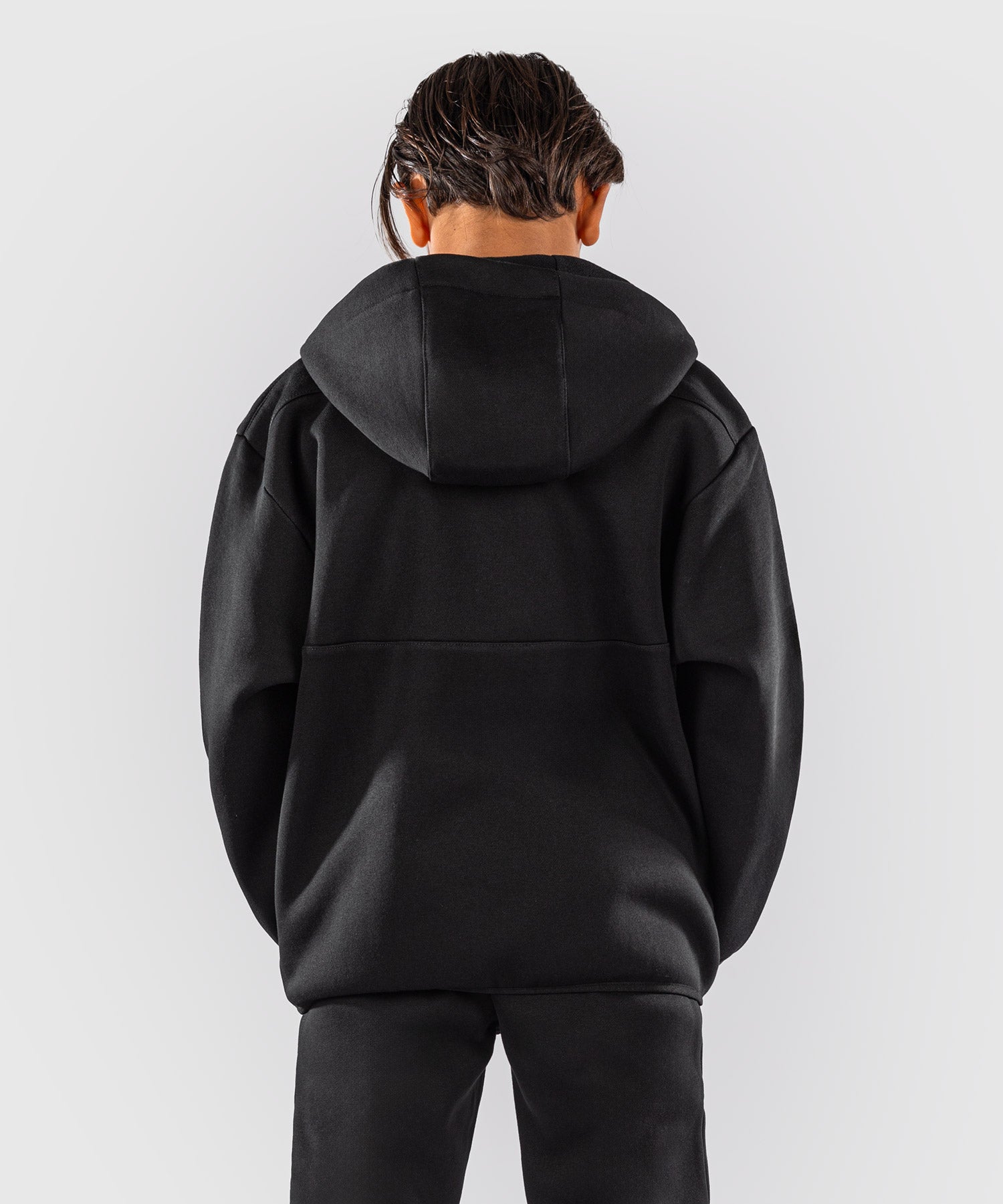Chaqueta de entrenamiento Venum Attack Fleece & Weave Niños – Negro