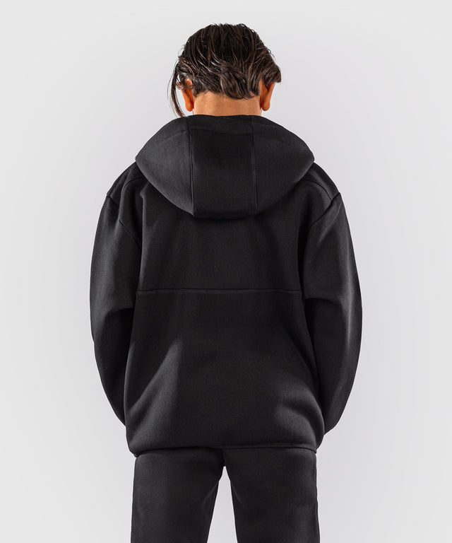 Chaqueta de entrenamiento Venum Attack Fleece & Weave Niños – Negro