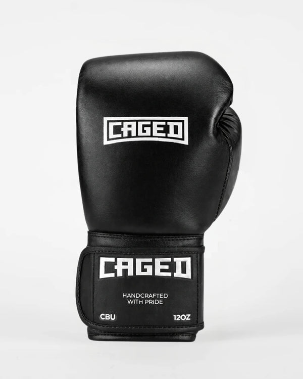 Caged Boxhandschuhe 'X' Series – Schwarz/Weiß