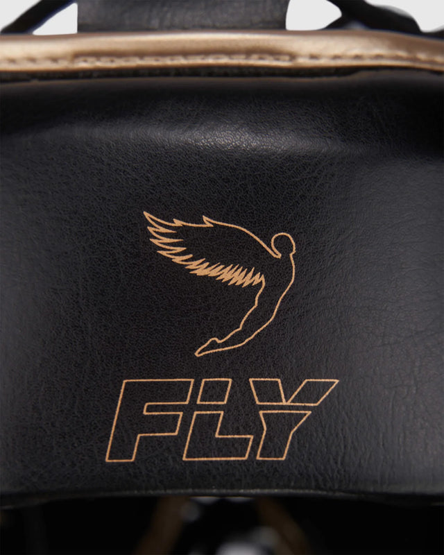 Fly Knight X Kopfschutz – Schwarz/Gold