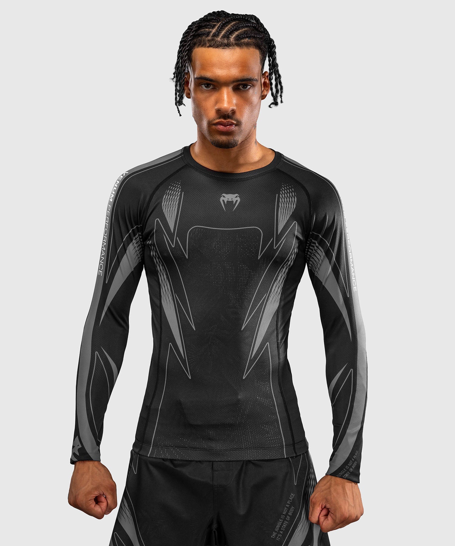 Rashguard Venum Amazonia Reborn Maneci Lungi – Negru/Gri