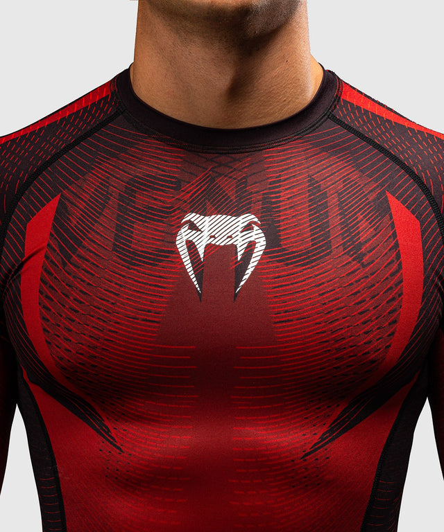 Rashguard Venum Galactic 3.0 Maniche Lunghe – Rosso/Argento