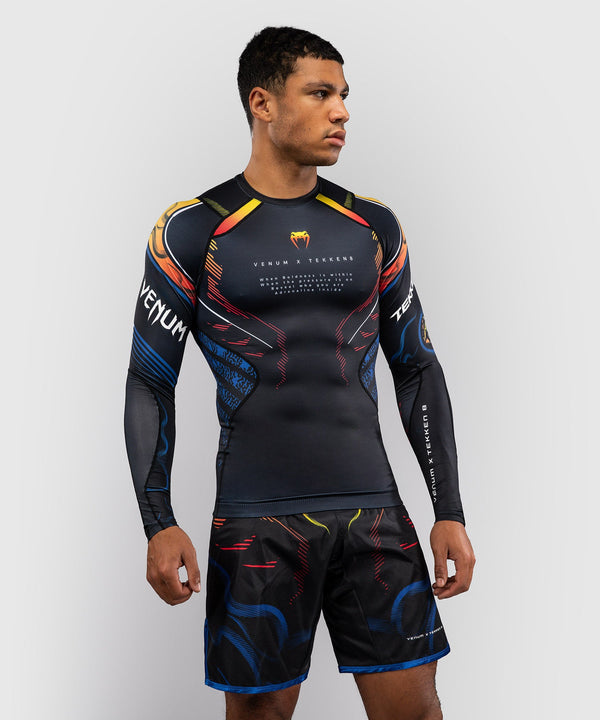 Rashguard Venum TEKKEN 8 Yoshimitsu – Nero/Arancione