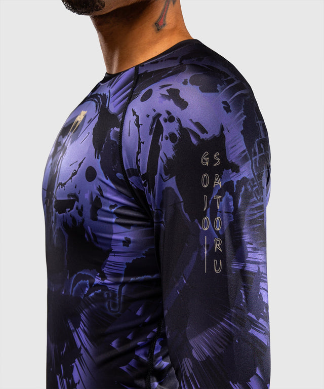 Venum Rashguard Lange Ärmel Gojo Jujutsu Kaisen – Lila