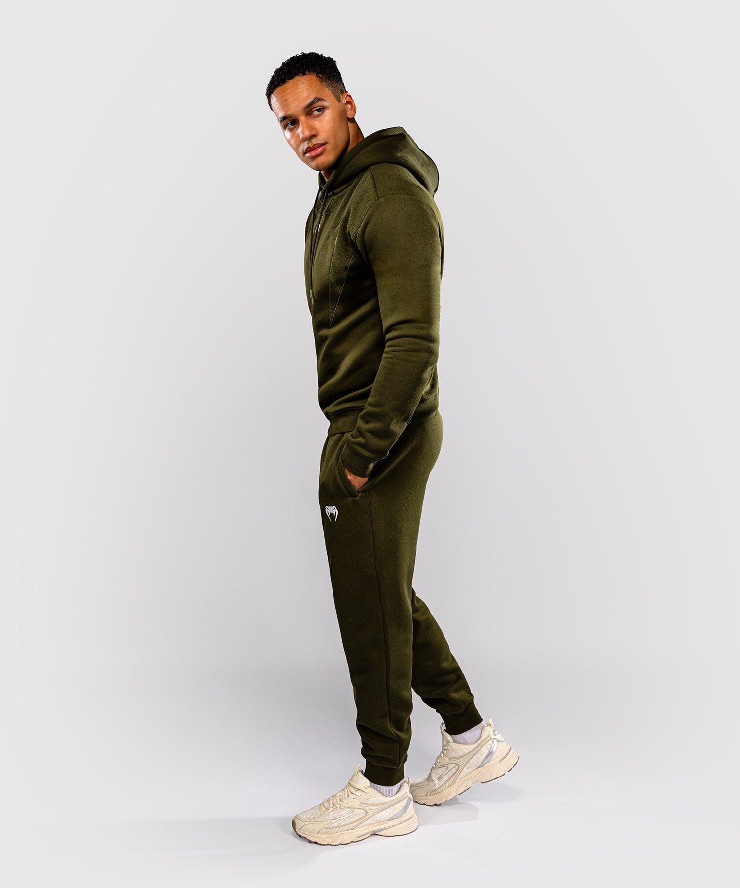 Venum Hoodie Attack Fleece & Weave – Khaki