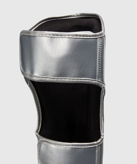 Protège-tibias Ringhorns Charger – Argent/Noir