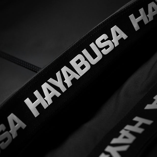 Hayabusa x UFC BJJ-Kompressionsshorts – Schwarz/Rot