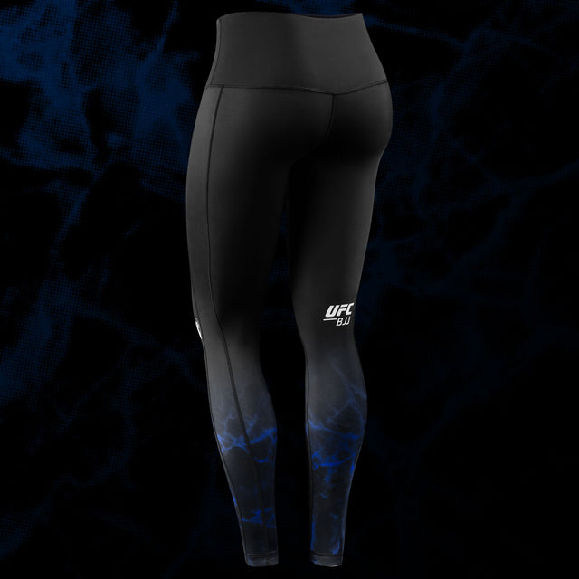 Hayabusa x UFC BJJ Leggings für Damen – Schwarz/Blau