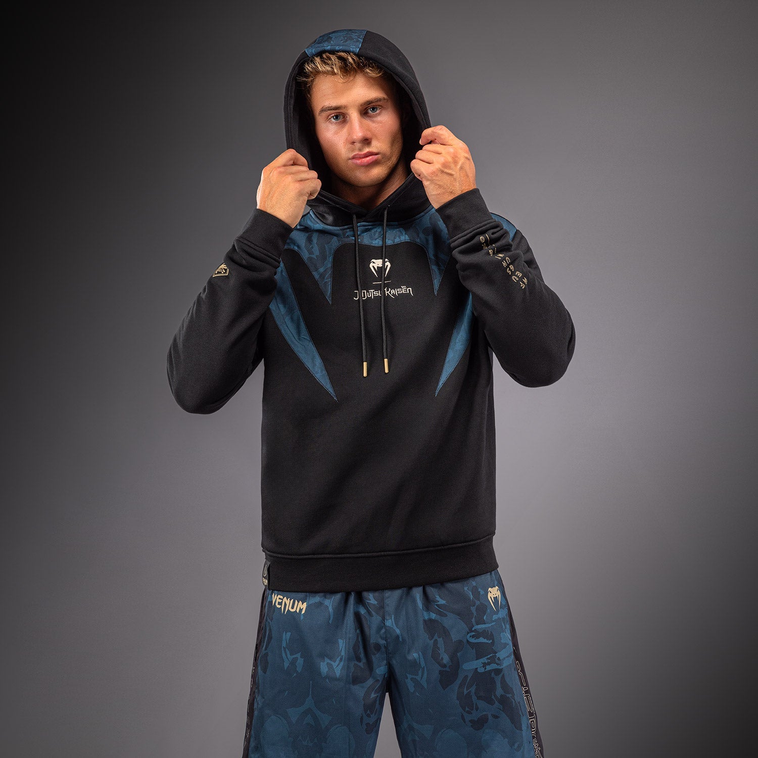 Venum Hoodie x Jujutsu Kaisen Fushiguro - Nero/Blu