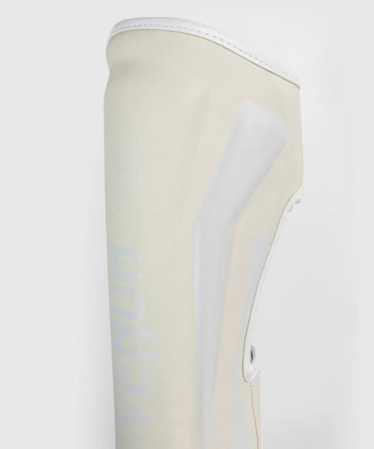 Protège-tibias Venum Elite - Blanc/Blanc