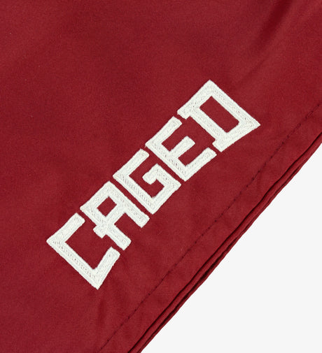 Caged Muay Thai Shorts Classic - Rood/Wit vrouw