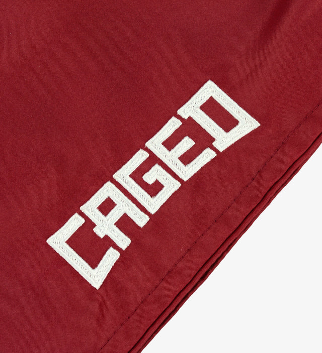 Caged Muay Thai Shorts Classic - Rood/Wit vrouw