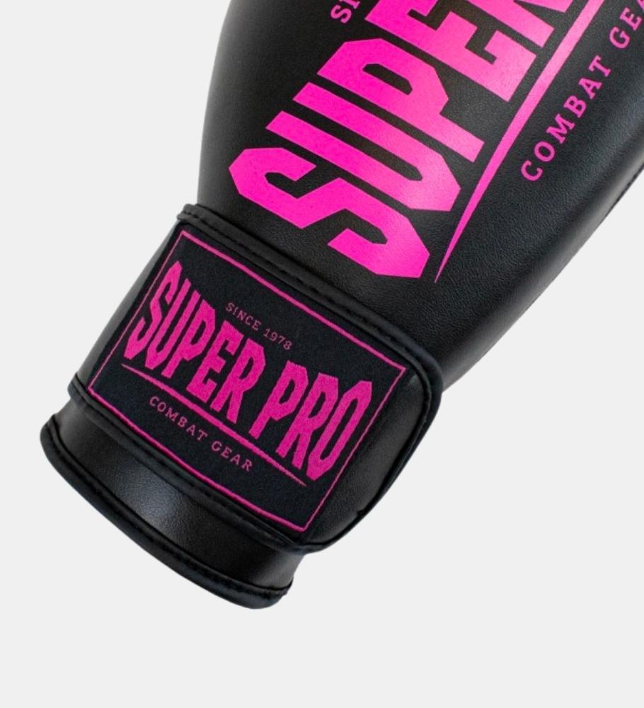 Gants de boxe Super Pro Champ - Noir/Rose