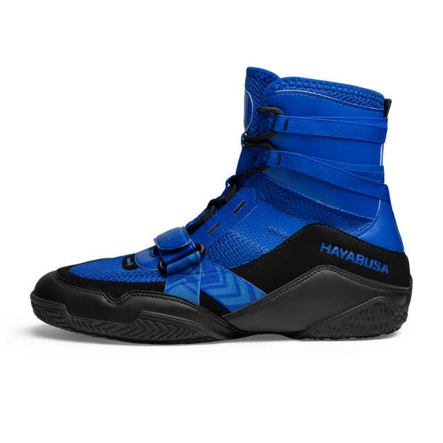 Chaussures de boxe Hayabusa Strike – Bleu/Noir