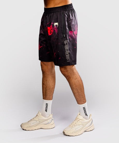 Pantalones de entrenamiento Venum x Jujutsu Kaisen Itadori – Negro/Rojo