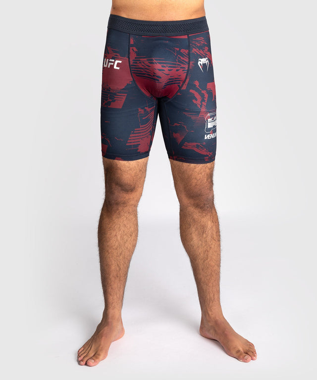 Pantalones de MMA Venum UFC Zenith – Azul marino/Burdeos/Plata