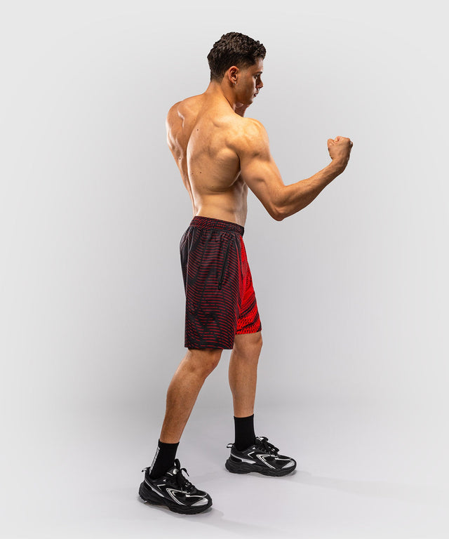 Shorts d'entraînement Venum Galactic 3.0 – Rouge/Argent