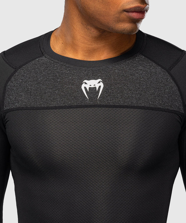 Venum Rashguard G-Fit Scale Lange Mouwen - Zwart