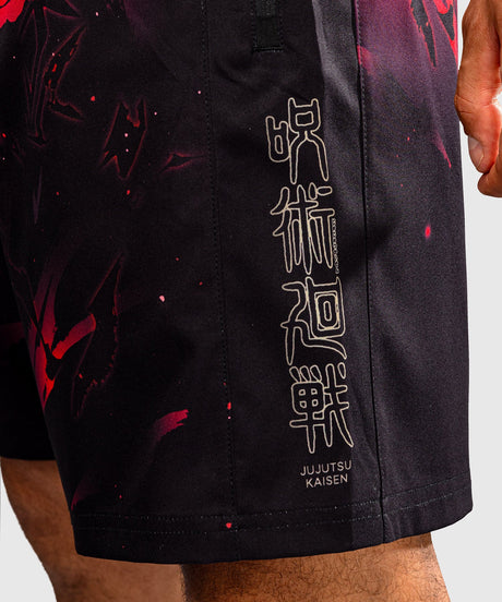 Pantalones de entrenamiento Venum x Jujutsu Kaisen Itadori – Negro/Rojo