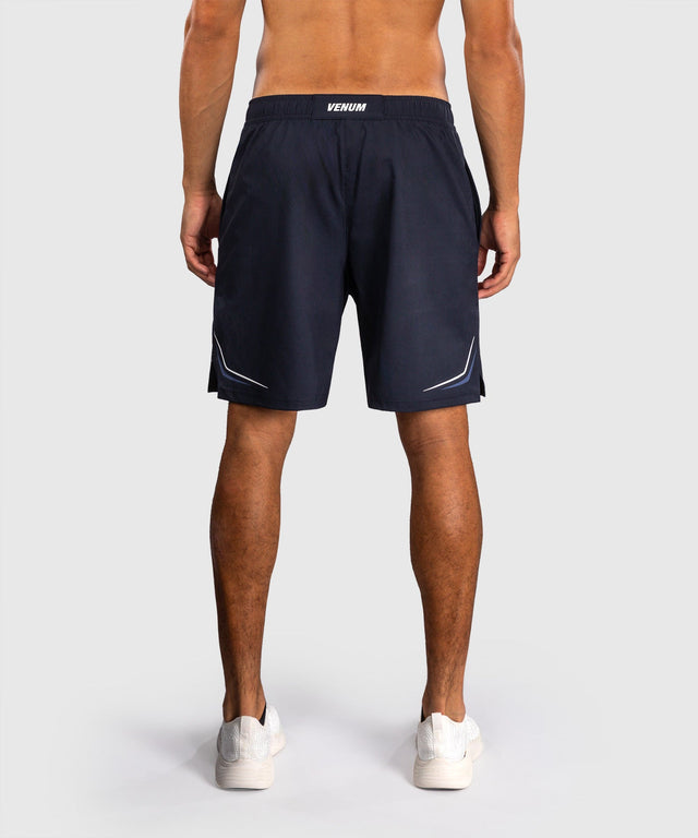 Shorts d'entraînement Venum G-Core – Bleu marine/Blanc