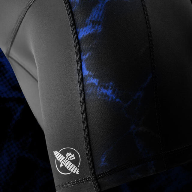 Shorts de compression BJJ Hayabusa x UFC Femme – Noir/Bleu
