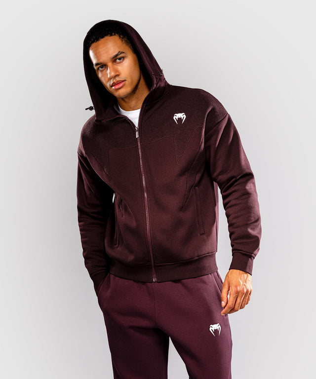 Chaqueta de entrenamiento Venum Attack Fleece & Weave – Burdeos