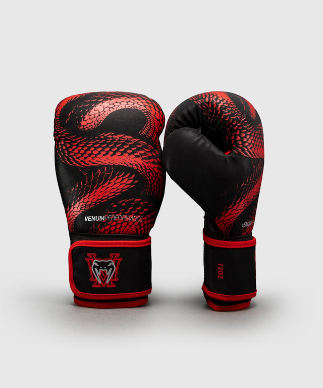 Venum Boxhandschuhe Matupa – Schwarz/Rot/Silber – Foto 2